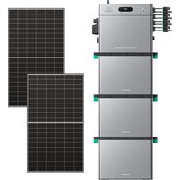 Zendure SolarFlow 2400 Pro - Batterie Solaire 2400W AC, PV 4800W, 2.4-16.8kWh, Plug & Play, IP65, Tesla/Pompes à Chaleur. avec 3xAB3000L (8.64 kWh), avec 500Wx2 Panneau Bifacial