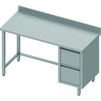 Table Inox Professionnelle avec Tiroir à Droite - Gamme 700 - Stalgast