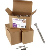 Lot de 600 vis terrasse en INOX A2 à tête fraisée réduite - Empreinte Torx 25 - Diamètre 5 mm - Longueur 60 mm