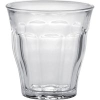 Lot de 4 gobelets en verre trempé 16 cl – Résistants aux chocs thermiques – Empilables – Fabriqués en France – Duralex