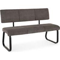 Banc VILAS Noir,Gris foncé