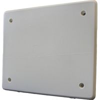 Coperchio per cassette di derivazione da incasso, 118x96 mm, ideale per protezione e copertura di impianti elettrici, PT02