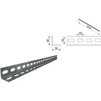 Profil cornière perforé 3000 mm – 30x30x2 mm – Pour suspension de rails – Acier galvanisé pour résistance à la corrosion – Doco