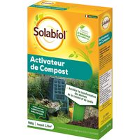 Engrais activateur de compost 900g – Prêt à l'emploi – Accélère transformation déchets verts – Utilisable en agriculture biologique – Solabiol