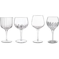 Verre Gin Selection 4pcs- Bach 60cl-roma 80,5cl - Diamante 65cl - Mixology 80cl - Billiet - Bormioli