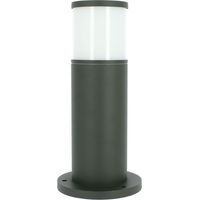 Arum Lighting – Borne extérieure E27 35cm – Corps en aluminium gris anthracite – IP44 pour utilisation extérieure – Acceptant ampoules A60