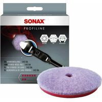 Pad pour polisseuse - Carrosserie - Laine et polyester - 143mm diamètre - SONAX