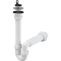 Alcadrain Siphons - Siphon d'évier, diamètre 70 mm, plastique A800-DN50