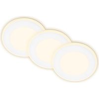 3er Set LED Einbaustrahler LED Einbauleuchten Spots 3 Schaltstufen warmweiß