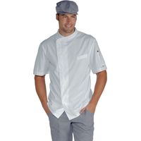 Giubbotto da cucina Isacco Pretoria Extra Leggero Ultra Leggero Bianco Bianco S