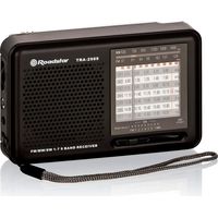 Roadstar TRA-2989 Radio Multibanda AM / FM / SW, Toma de auriculares, Portátil, Ligera Negro