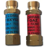 Paire de clapets ARPF CF OX/GAZ filetage 16x150