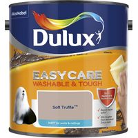 Dulux Easycare Washable & Tough Matt Emulsion Paint - 2.5L - Soft Truffle