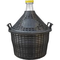 Vina Weinballon 10 L im Schutzkorb Wein- und Obstverarbeitung