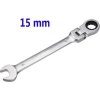 15MM Clé à Cliquet unidirectionnels Flexible