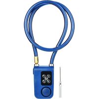 Decdeal Y787 Smart Alarm Lock Lock, für Diebstahlschutz Zugangskontrolle Fahrrad Kleine Türen