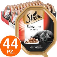 SHEBA SELEZIONE GATTO PATÈ DI MANZO E TACCHINO 85 GR OKX