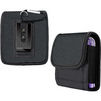 Étui de protection pour téléphone portable avec clip ceinture , XU,pour Samsung Galaxy Z Flip/Z Flip 5G/Z Flip 3 5G (toile Oxford) - KZQ