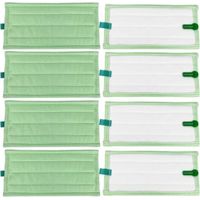 Lot de 8 chiffons de rechange en microfibre pour aspirateur Vorwerk Kobold SP600 SP600S SP7 SPB100
