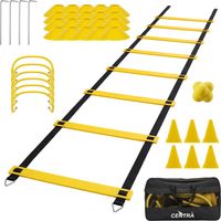 Centra Speed Agility Training Set Football Footwork Ladder Hurdles Cones Kit