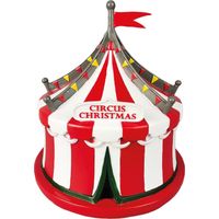 Preziosa Home Circo Decorativo Natale 20 x 20 x 22 Cm Poliresina Scatola Regalo