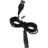 vhbw Ladekabel kompatibel mit Braun Series 9 9290cc Type 5791 9291cc Type 5791 Rasierer - Netzkabel, 11,7 cm