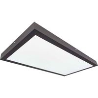 Panel LED Kisongo superficie 36W 6000K negro 90x30cm