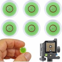 Bulle Niveau, Niveau à Bulle, Niveau à Bulle De Précision, Niveau à Bulle Horizontal, Bulle De Niveau, Bulle De Niveau Ronde, Niveaux à Bulle Ronds, Niveau à Bulle Circulaire 12mm, Niveau Rond, 6 Pack