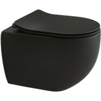 WC suspendu Blackmat avec abattant CIOTOLA - CRISTINA ONDYNA WCI319113