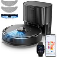 VACTIDY Cleanova W11-Robot Aspirateur-Laveur avec Station Auto-Vide-60 Jours Sans Vidange-5000Pa-180 min Autonomie-Navigation LDS-Alexa/Google Home/IFTTT/iWatch
