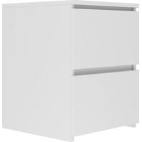 VENICE - Bedside table modern style - 40x40x52 - Bedside table 2 drawers - Bedroom furniture