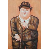 Handgemaltes Ölgemälde auf Leinwand BOTERO