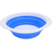 Bac à Légumes Portable et Pliable en Caoutchouc Plastique pour Voyage 26x23x8cm