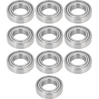 10 Roulements à billes acier inox S6904Z 20x37x9mm pour planches à roulettes et patins à roulettes
