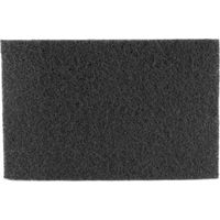 Tampon abrasif noir 1523cm le lot de 10 - TAMPEL - HYGIENE CUISINE