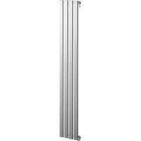 Hudson Chrome 1600mm x 300mm Single Panel Radiator