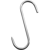 Svanera, set 6 gancio 16 cm 1 punta in acciaio inox qualità extra