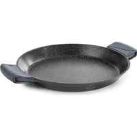 LACOR Paellapfanne mit Antihaft-Silikongriffen, Aluminiumguss 9 Portionen - 40 x 4,5 cm