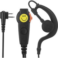 Écouteur double PTT pour Motorola GP3688 3188 2000, casque oreillette radio