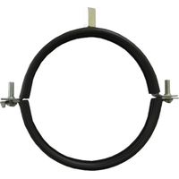 Abrazadera de tubo Spiroflex 125 mm con amortiguador de goma