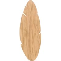 Envostar Lámpara de pared 'Lehti' en Marrón Madera