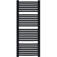Radiateur de salle de bain LUXRAD Kastor 1395 x 580 mm noir mat p. 695W