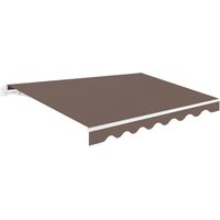 Toile de rechange pour store 2,5x2 m polyester taupe