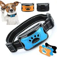 BUNTHAUS PA Collar Antiladridos para Perros Recargable, Collar de Adiestramiento para Perros Pequeños, Medianos y Grandes con 2 Modos de Vibración y Sonido y 7 Niveles de Sensibilidad, Azul