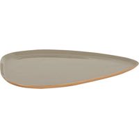 Present Time Mila Metalltablett zartrosa warmgrau 19x25 cm