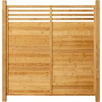HOME DELUXE - Recinzione privacy in legno SOMA - 180 x 180 cm Dimensioni: 1x articolo