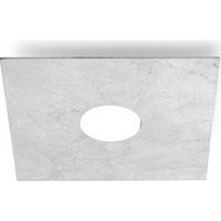 Kolarz SQUARE - Plafonnier en métal Lifestyle - Finition Argenté Feuille, 1x GX53