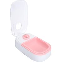 Distributeur de nourriture automatique pour animaux avec minuterie manuelle, gamelle programmable pour chiens et chats, idéal pour portions sèches ou humides