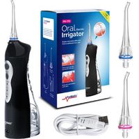 Idropulsore dentale Promedix PR-770, senza fili, IPX7, nero