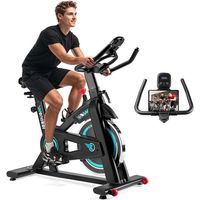 Bicicletta da Appartamento con APP - Silenziosa con Resistenza Magnetica Regolabile - Schermo LCD - Per Allenamento Cardio – Capacità 150KG